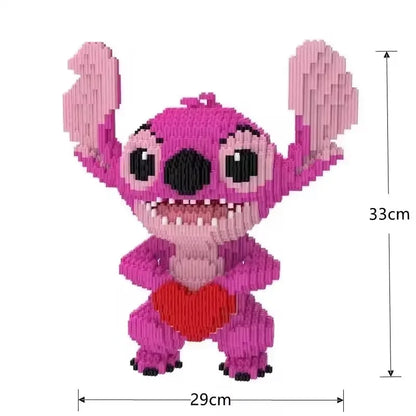 33CM Disney Stitch Blocks - the Best DIY Construction Toy for Kids and Adults Who Love a Challenge DIY Puzzle Building Blocks